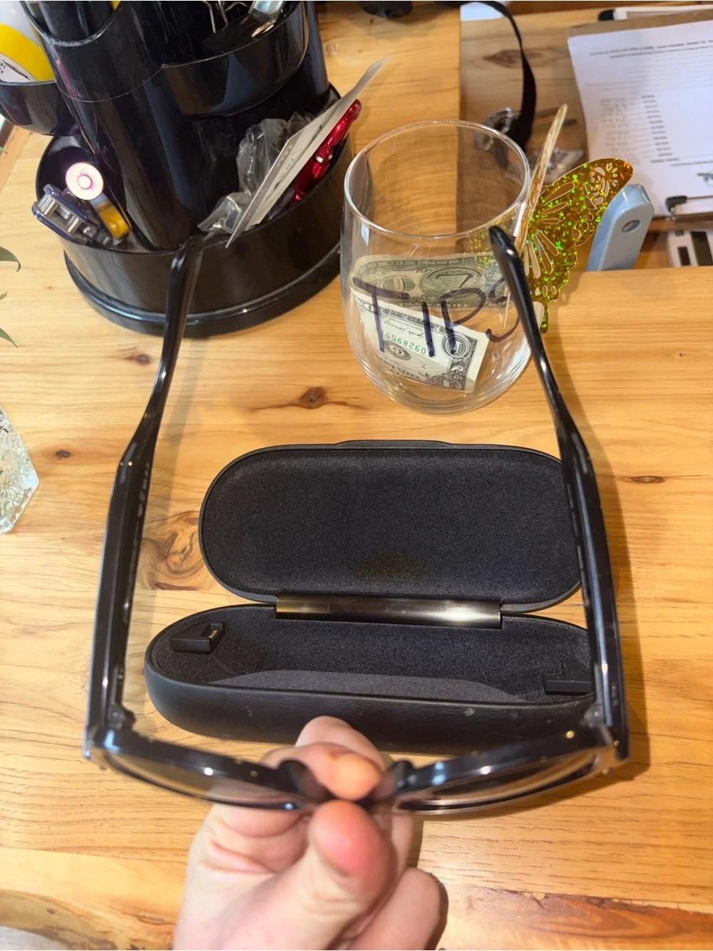 Ray-Ban Black Hard Sunglasses Case